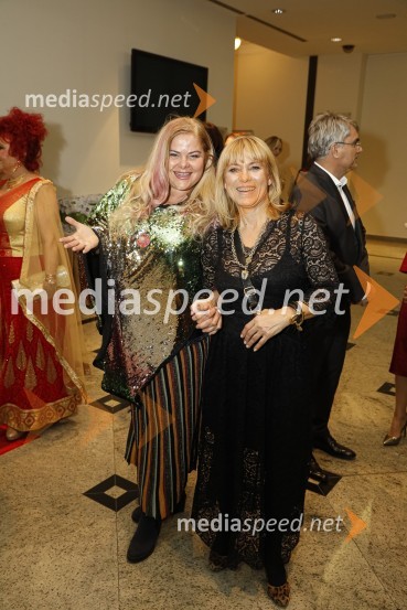  Sonia Trošt, arhitektka in slikarka, Umetnica Art mandal;  Barbra Jermann, urednica revije SuzyWomen economic forum, gala večerja in podelitev nagrad