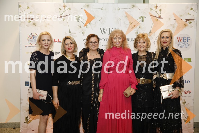  ... ;  ... ;  ... ;  Lilijana Kastelic, oblikovalka;  ... ;  Klaudija Javornik,  Adacta d.o.o.Women economic forum, gala večerja in podelitev nagrad
