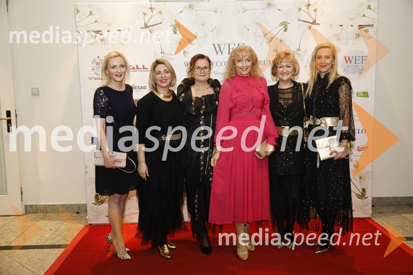  ... ;  ... ;  ... ;  Lilijana Kastelic, oblikovalka;  ... ;  Klaudija Javornik,  Adacta d.o.o.Women economic forum, gala večerja in podelitev nagrad