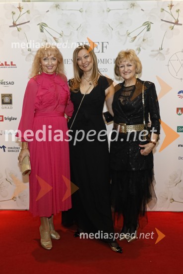  Lilijana Kastelic, oblikovalka;  Lara Burazer, jezikoslovka in prevajalka, soorganizatorka WEF Slovenia 2020;  ... Women economic forum, gala večerja in podelitev nagrad