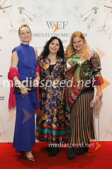  ... ;  MI  Elfverson, izumiteljica Vlog Academy;  Sonia Trošt, arhitektka in slikarka, Umetnica Art mandalWomen economic forum, gala večerja in podelitev nagrad