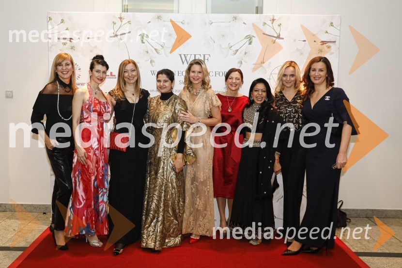  ... ;  Jerca Legan Cvikl, predsednica fundacije Ženske brez meja in soorganizatorka WEF Slovenia 2020;  Lara Burazer, jezikoslovka in prevajalka, soorganizatorka WEF Slovenia 2020; dr. Harbeen  Arora, president WEF global;  ... ; prof. dr. Maja Makovec Brenčič, nekdanja ministrica za izobraževanje, znanost in šport;  ... ;  ... ;  ... Women economic forum, gala večerja in podelitev nagrad