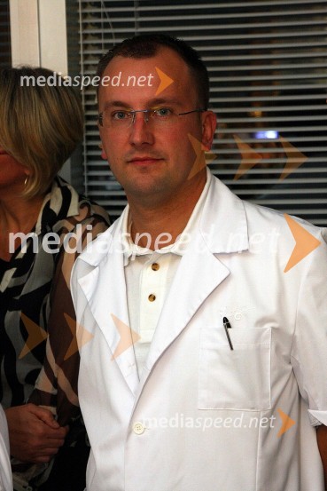 Branko Pirš, zdravnik in kirurg v medicinskem centruPrvi rojstni dan Dermatološko medicinskega centra Dimnik - Žgavec