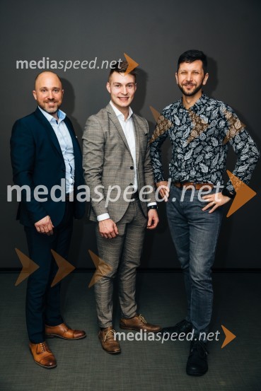  Gaber Marolt, NLP center;  Rok Makovec, IT Melona;  Roman Čretnik, IT MelonaDo uspeha z NLP in hipnozo