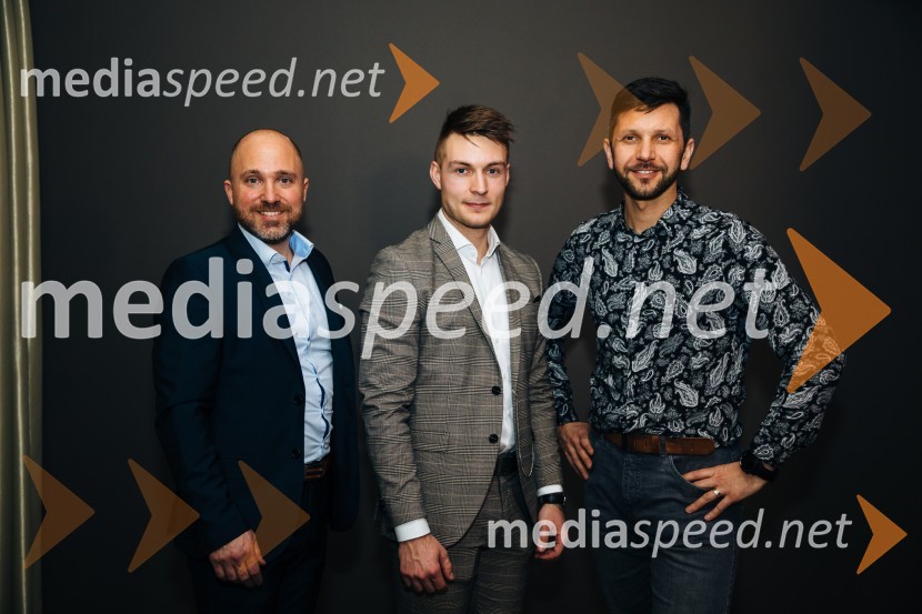  Gaber Marolt, NLP center;  Rok Makovec, IT Melona;  Roman Čretnik, IT MelonaDo uspeha z NLP in hipnozo