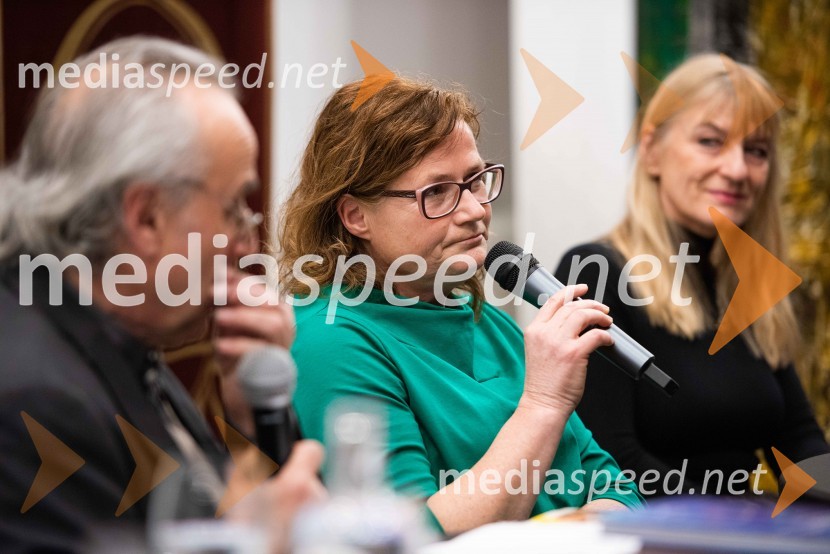  Sonja  Klopčič, avtorica knjig Voditeljstvo, AEIOU voditeljstva in soavtorica knjige Moj vodnikPrvi Gallusov pogovorni večer