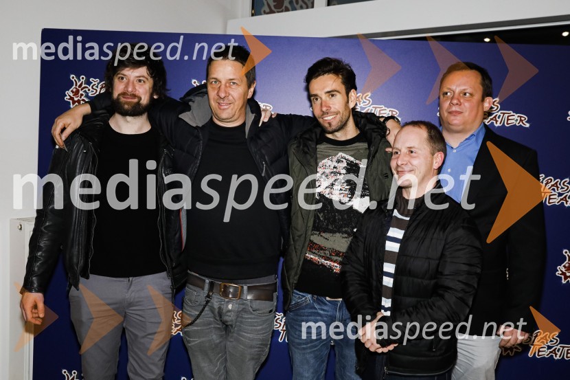   Mario  Čulibrk, igralec;  Damir  Leventić, igralec in scenograf;  Goran Hrvaćanin, komik;  Miha Brajnik, igralec, voditelj;  Saša  Rajaković, igralecErotika po Emeršiču, premiera predstave Bojana Emeršiča