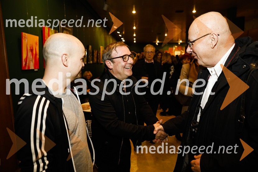  Jure Karas - Slon, glasbenik, skupina Slon in Sadež;  Bojan Emeršič, igralec;  ... Erotika po Emeršiču, premiera predstave Bojana Emeršiča