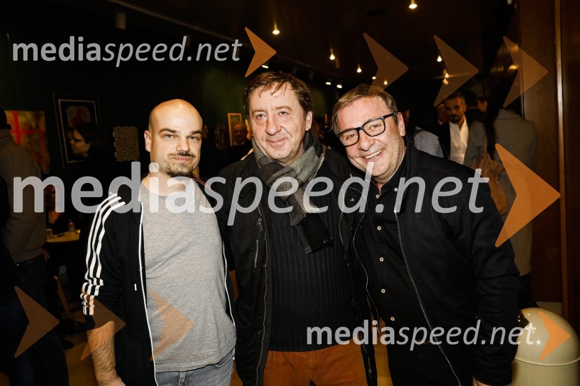  Jure Karas - Slon, glasbenik, skupina Slon in Sadež;  Gregor Baković, igralec;  Bojan Emeršič, igralecErotika po Emeršiču, premiera predstave Bojana Emeršiča