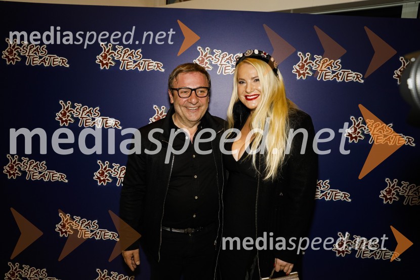  Bojan Emeršič, igralec;  Danica Lovenjak, novinarkaErotika po Emeršiču, premiera predstave Bojana Emeršiča