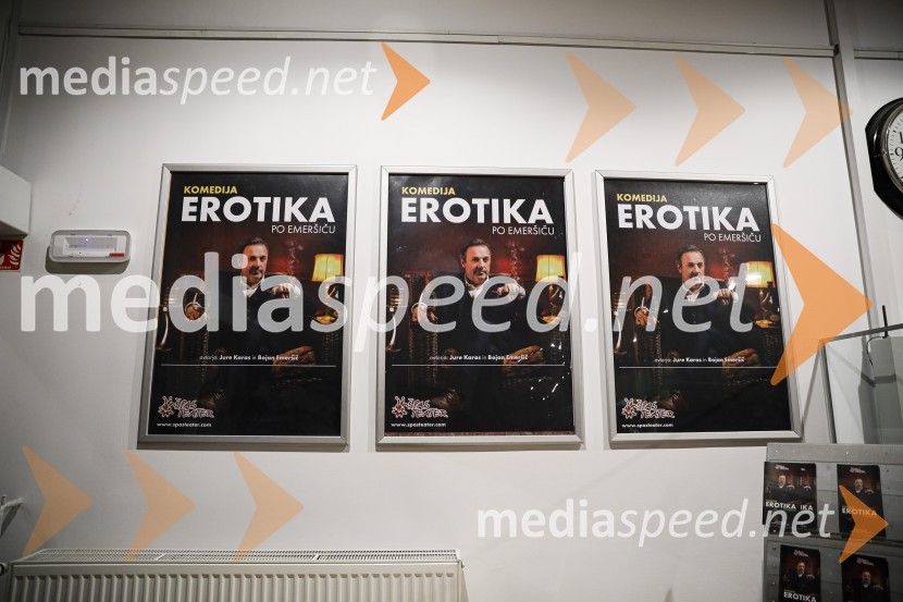 Erotika po Emeršiču, premiera predstave Bojana Emeršiča
