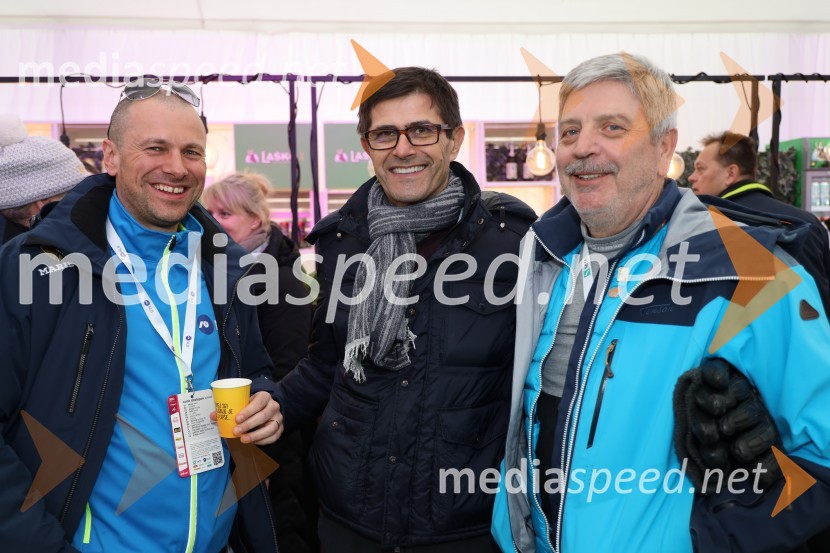  Blaž Brodnjak, predsednik uprave NLB;  Matjaž Rakovec, župan Mestne občine Kranj;  ... Zlata lisica 2020 VIP druženje, sobota