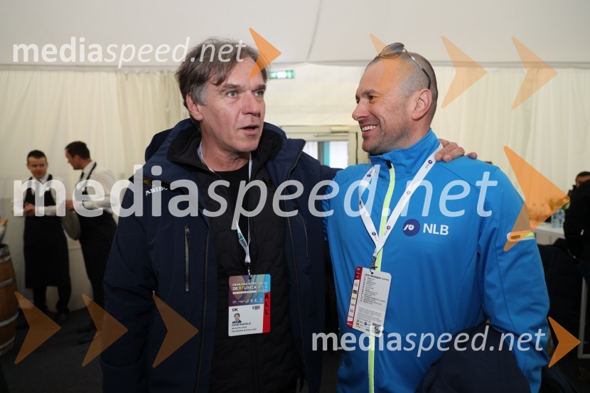 mag. David Kastelic, predsednik uprave, Zavarovalnica Sava, d.d.;  Blaž Brodnjak, predsednik uprave NLBZlata lisica 2020 VIP druženje, sobota