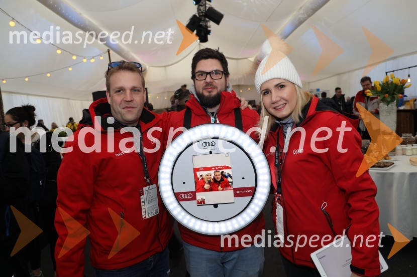  Jordan  Lipej, agencija FCB;  Jaka Arbutina, fotograf;  Natalija Cvetko, vodja projektov, MediaspeedZlata lisica 2020 VIP druženje, sobota