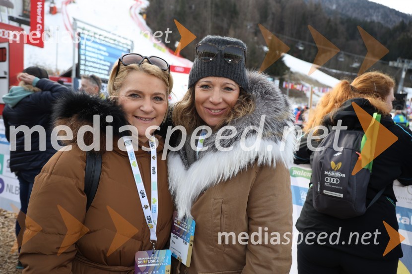  Alenka  Dovžan, nekdanja smučarka;  Urška Hrovat, nekdanja smučarkaZlata lisica 2020 VIP druženje, sobota