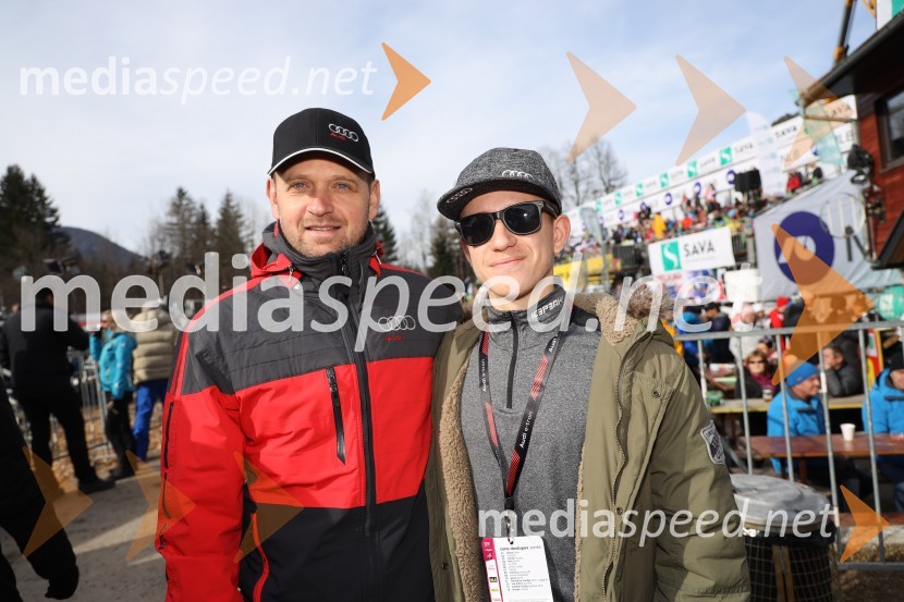  Franci Bolta, direktor znamke Audi pri podjetju Porsche Slovenija d.o.o.;  Žan BoltaZlata lisica 2020 VIP druženje, sobota