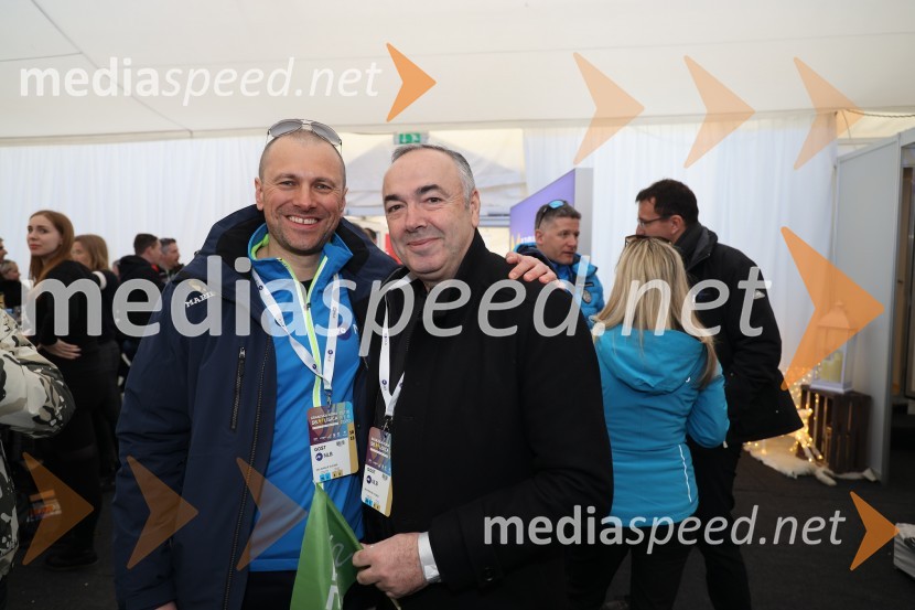  Blaž Brodnjak, predsednik uprave NLB;  Fatmir KrasniqiZlata lisica 2020 VIP druženje, sobota