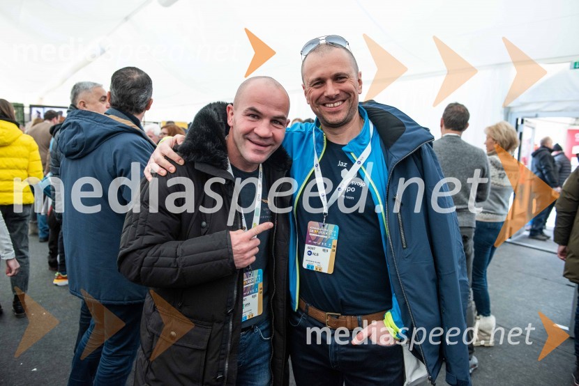 Dejan Zavec, nekdanji boksar;  Blaž Brodnjak, predsednik uprave NLBZlata lisica 2020 VIP druženje, sobota