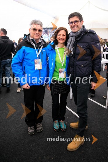  Aleksander  Zalaznik, generalni direktor Danfoss Trata, predsednik Združenja Manager; prof. dr. Maja Makovec Brenčič, nekdanja ministrica za izobraževanje, znanost in šport;  Matjaž Rakovec, župan Mestne občine KranjZlata lisica 2020 VIP druženje, sobota