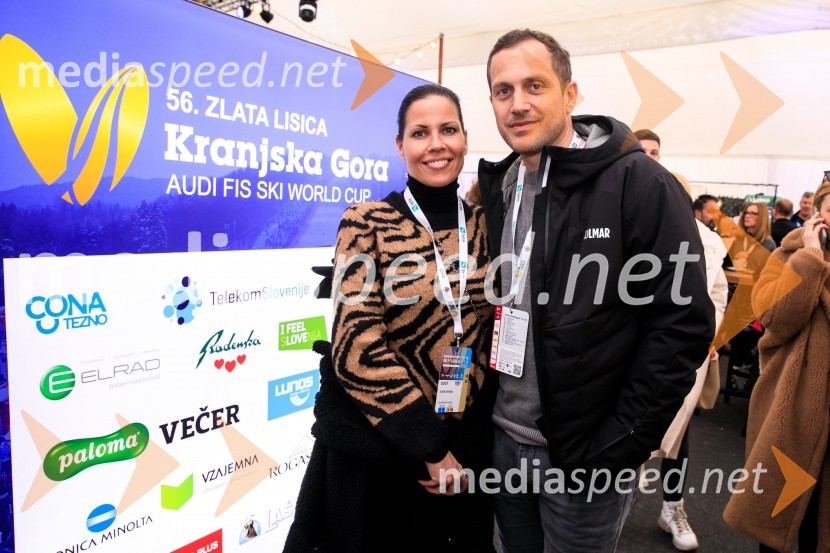  Simona Škrobar;  Jure Košir, nekdanji smučarZlata lisica 2020 VIP druženje, nedelja
