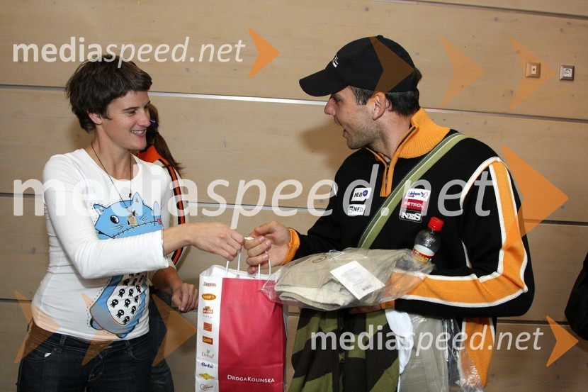 … in Mitja Dragšič, alpski smučarSlovenska smučarska reprezentanca - predstavitev za sezono 2008/09