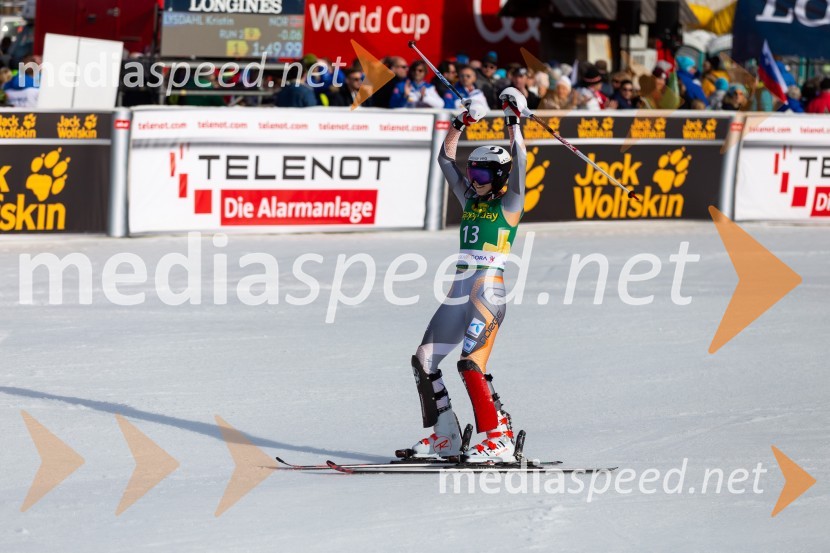 Velika zmaga Petre Vlhove, Zlata lisica 2020, nedelja