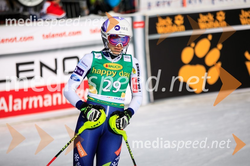 Velika zmaga Petre Vlhove, Zlata lisica 2020, nedelja