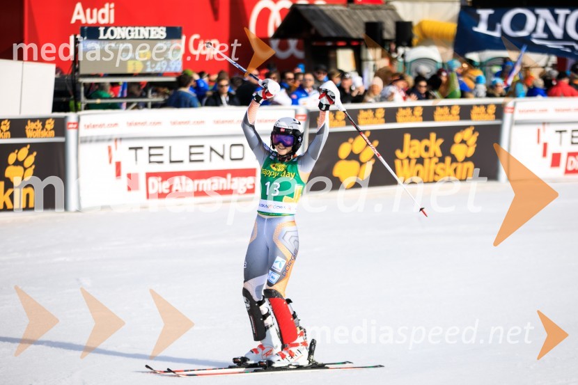 Velika zmaga Petre Vlhove, Zlata lisica 2020, nedelja