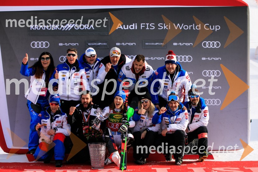 Velika zmaga Petre Vlhove, Zlata lisica 2020, nedelja