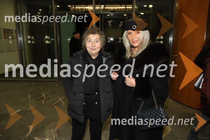  Dragica Petrovič, direktorica, Avditorij Portorož;  Irena Polanec, slikarka4. koncert Simfoničnega cikla z Dubravko Tomšič Srebotnjak