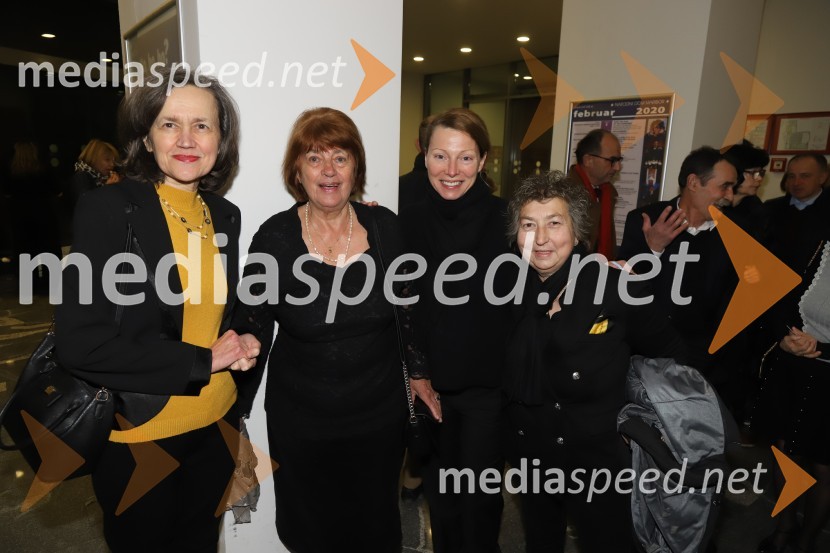  Nilda Luketič;  Alemka Arsenovič;  Nataša Matjašec Rošker, igralka;  Dragica Petrovič, direktorica, Avditorij Portorož4. koncert Simfoničnega cikla z Dubravko Tomšič Srebotnjak