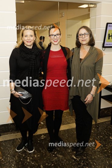  Tatjana Doma, dramaturginja SLG Celje;  Barbara Petrovič, vodja marketinga in odnosov za javnostmi SLG Celje;  Jerneja Volfand, vodja programa SLG CeljeOčiščenje, premiera drame SLG Celje