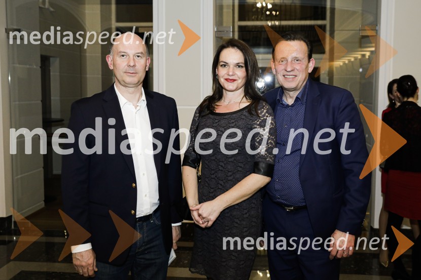  Timur Ejvazov, Ruski veleposlanik v Sloveniji;  Katarina Karlovšek, SBC;  Bojan Šrot, župan MO CeljeOčiščenje, premiera drame SLG Celje