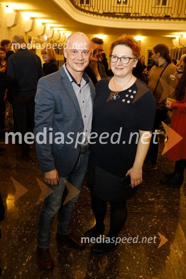  Damjan M. Trbovc, igralec;  Urška Vouk, program SLG CeljeOčiščenje, premiera drame SLG Celje