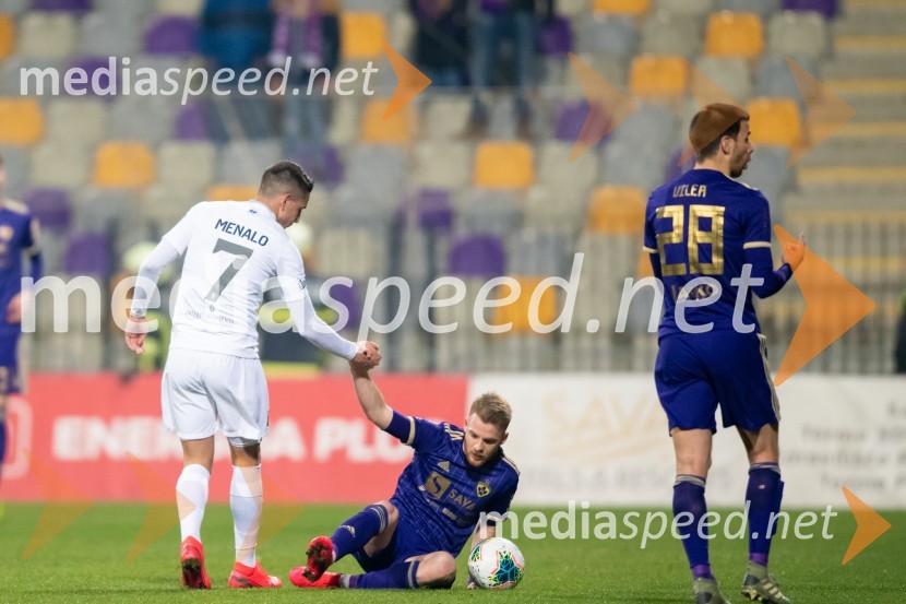  Luka Menalo, nogometaš NK Olimpija;  Rudi Požeg Vancaš, nogometaš, NK Maribor;  Mitja Viler, nogometaš, NK MariborNK Maribor : NK Olimpija, prvi derbi v 2020