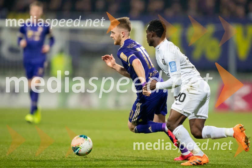  Rudi Požeg Vancaš, nogometaš, NK Maribor;  Eric Boakye, nogometaš, NK OlimpijaNK Maribor : NK Olimpija, prvi derbi v 2020