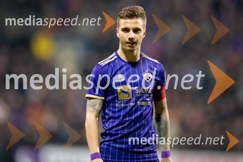  Luka Zahovič, nogometaš NK MariborNK Maribor : NK Olimpija, prvi derbi v 2020