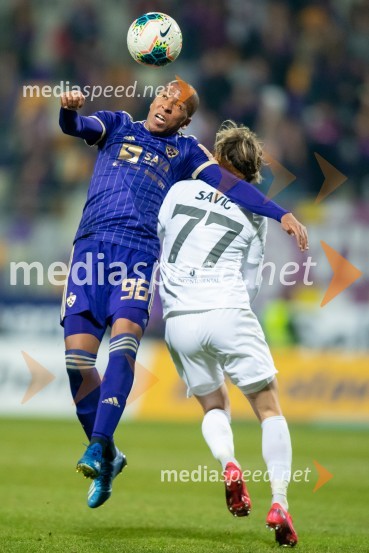  Felipe Silva Correa Dos Santos, nogometaš, NK Maribor;  Stefan  Savić, nogometaš, NK OlimpijaNK Maribor : NK Olimpija, prvi derbi v 2020