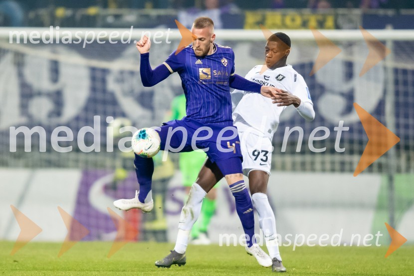  Andrej Kotnik, nogometaš, NK Maribor;  Daniel Yves Kamy  Ntankeu, nogometaš, NK OlimpijaNK Maribor : NK Olimpija, prvi derbi v 2020