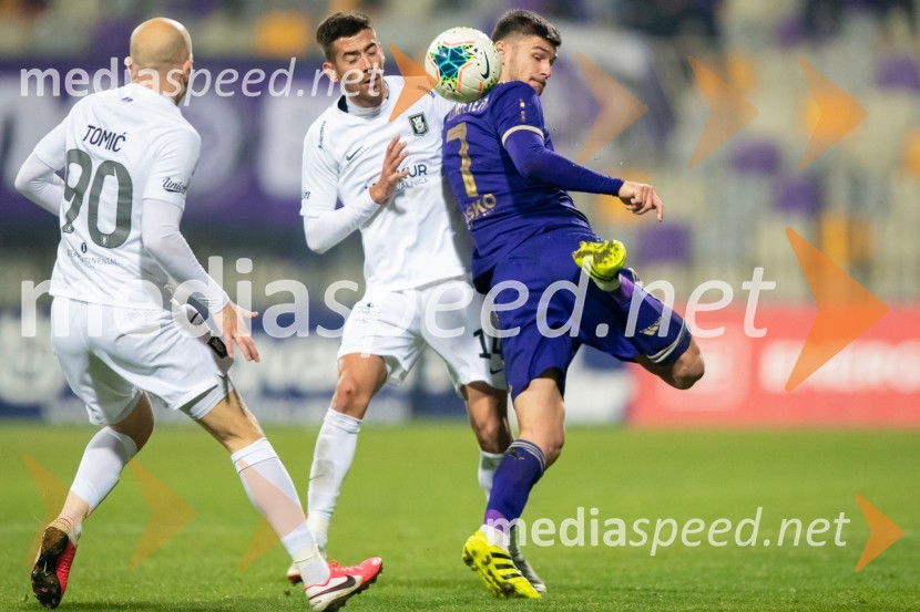  Mario Jurčević, nogometaš, NK Olimpija;  Rok Kronaveter, nogometaš, NK MariborNK Maribor : NK Olimpija, prvi derbi v 2020