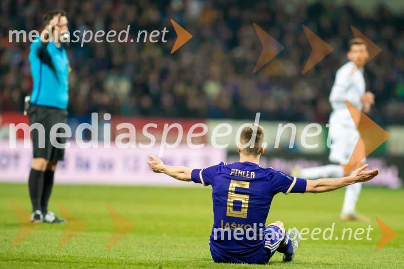  Aleks  Pihler, nogometaš, NK MariborNK Maribor : NK Olimpija, prvi derbi v 2020