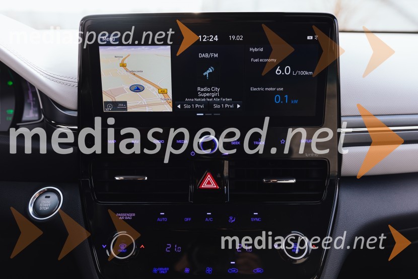 Hyundai IONIQ Hybrid, mediaspeed test