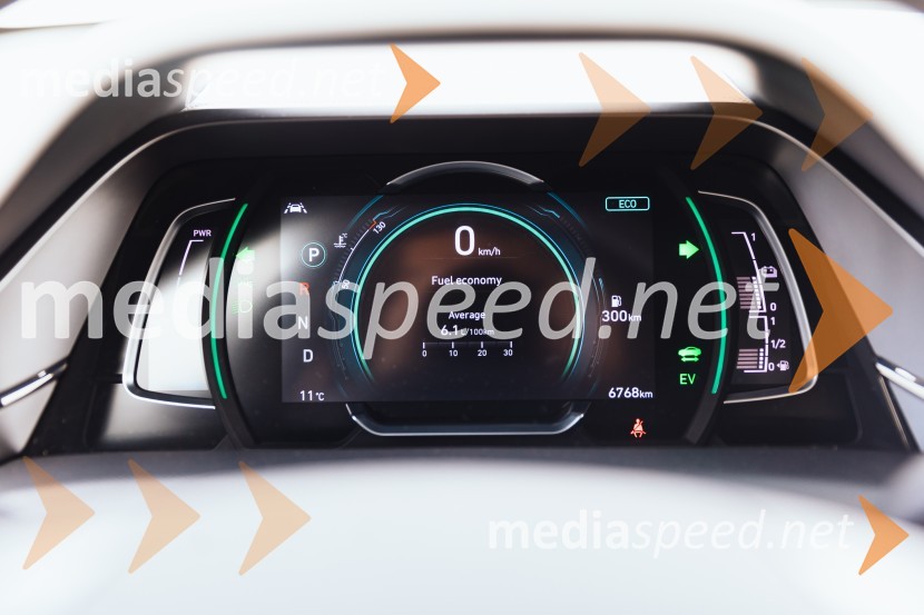 Hyundai IONIQ Hybrid, mediaspeed test