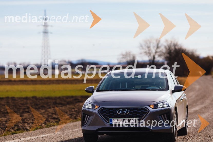 Hyundai IONIQ Hybrid, mediaspeed test