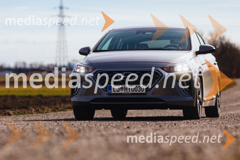 Hyundai IONIQ Hybrid, mediaspeed test