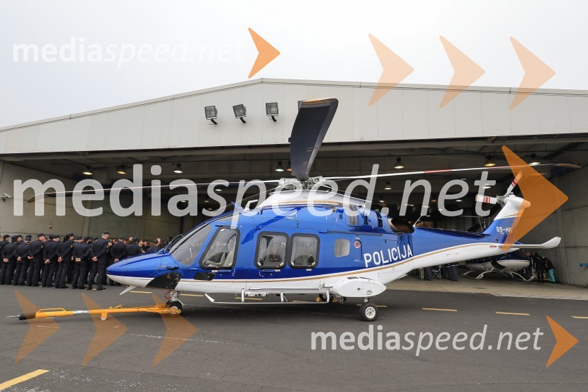  Helikopter  AW169Slovesna predaja novega policijskega helikopterja