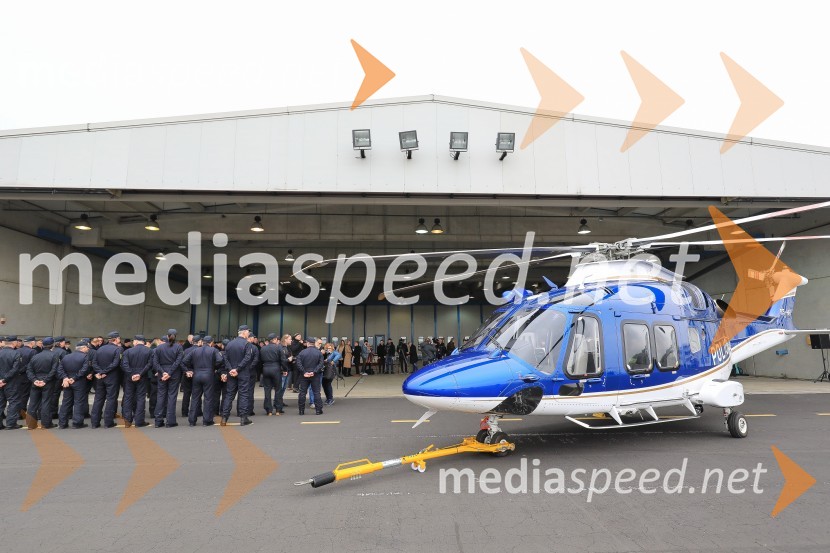  Helikopter  AW169Slovesna predaja novega policijskega helikopterja