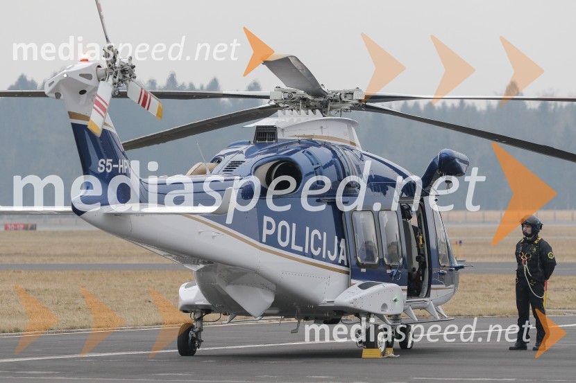  Helikopter  AW169Slovesna predaja novega policijskega helikopterja