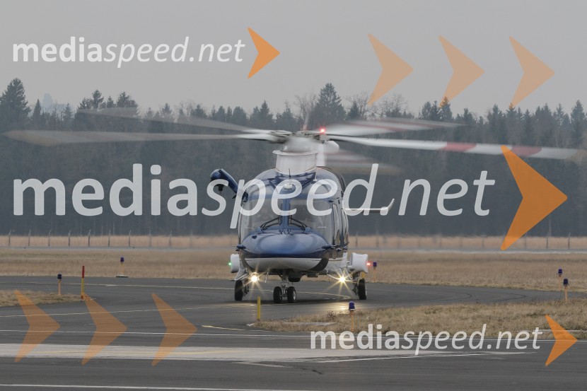  Helikopter  AW169Slovesna predaja novega policijskega helikopterja