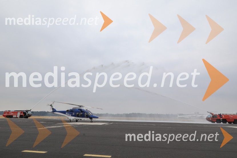  Helikopter  AW169Slovesna predaja novega policijskega helikopterja